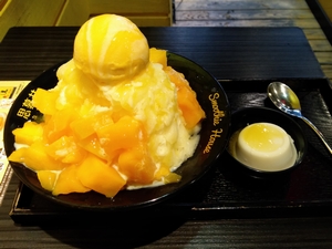 マンゴーかき氷