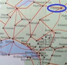 旧スイスパス通用路線図